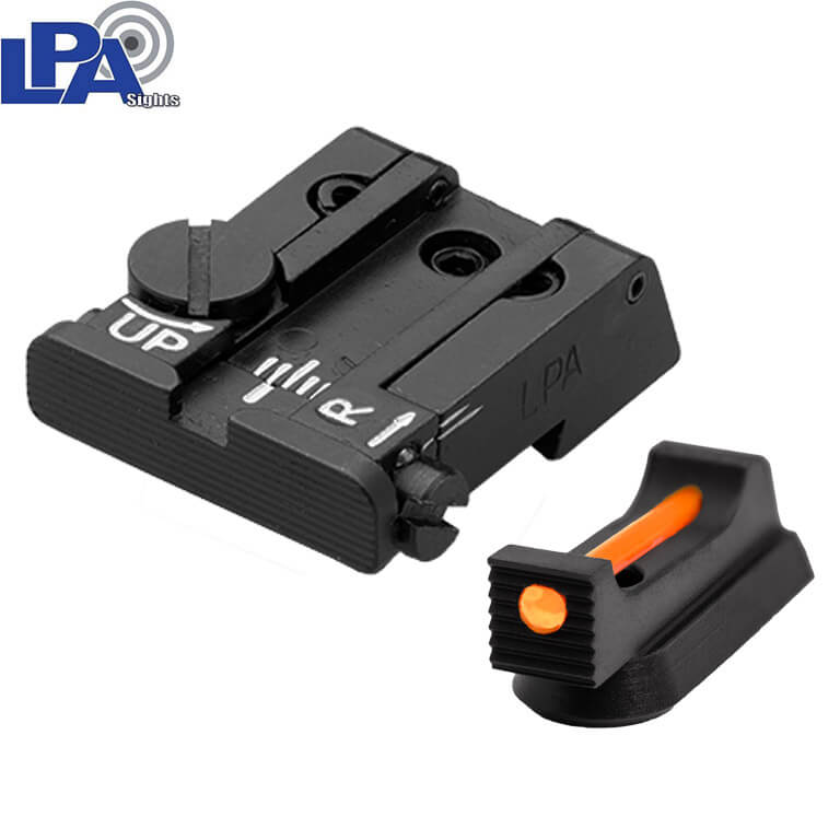 CZ P-10 adjustable sight set with fiber optics | LPA