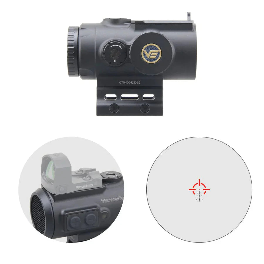 Vector Optics Paragon 4x24 ултра компактен призменен оптичен мерник за карабина Vector Optics