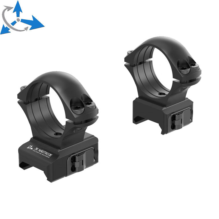 34mm scope rings | two-piece Picatinny QD base JK-N