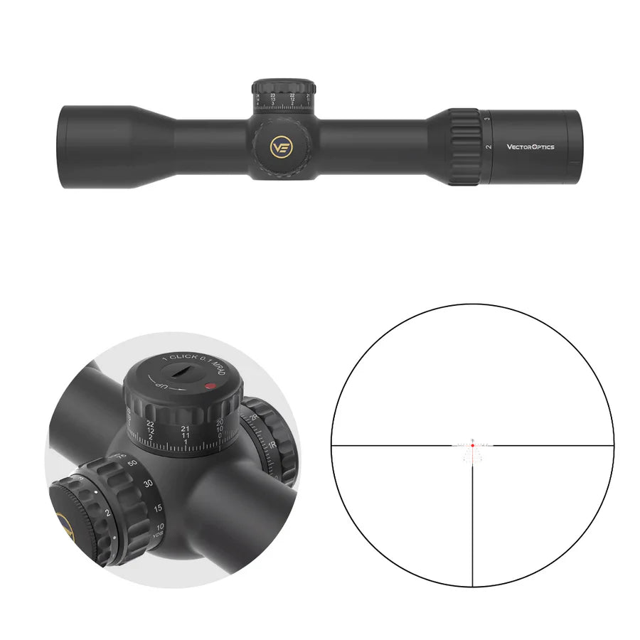 Vector Optics Continental x6 2-12x44 CTR MPVO оптика