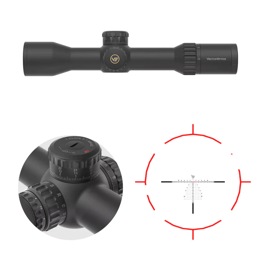 Vector Optics Continental x6 2-12x44 RAR оптика