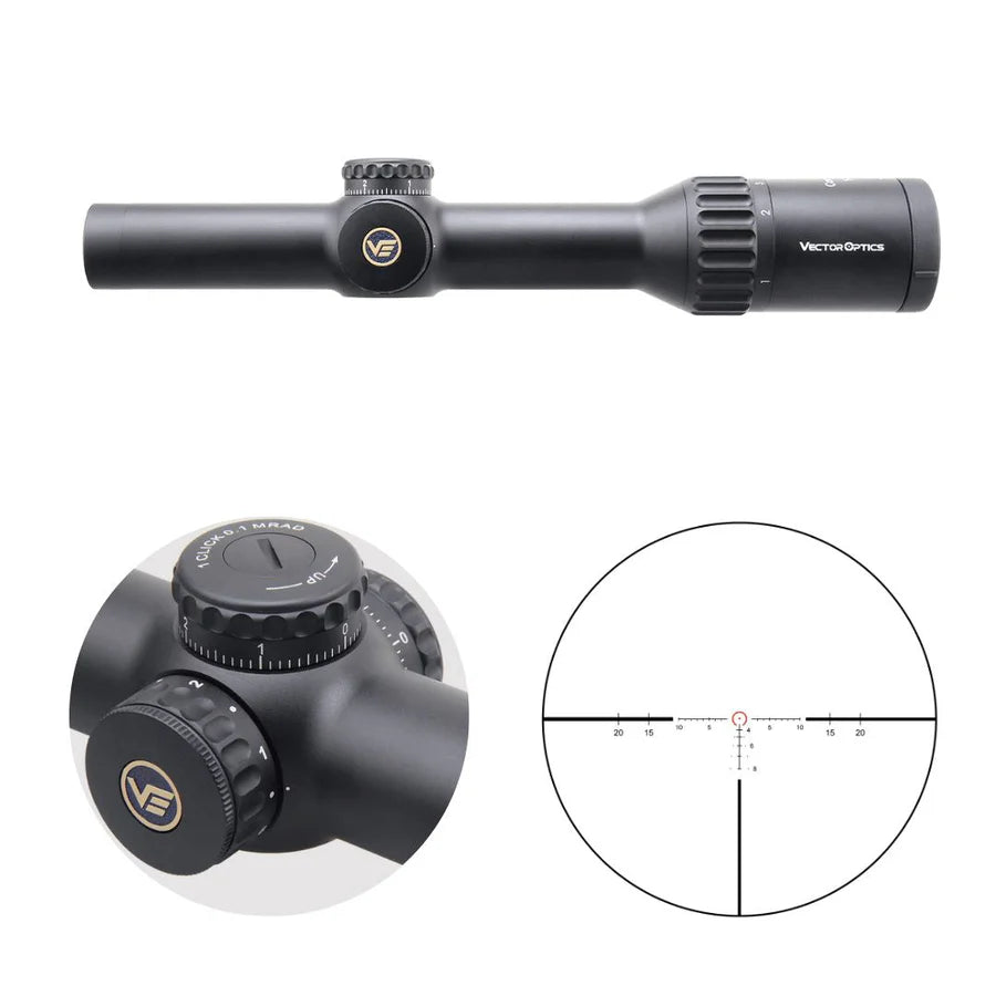 Vector Optics Continental x8 1-8x24 ED Tactical оптичен прицел