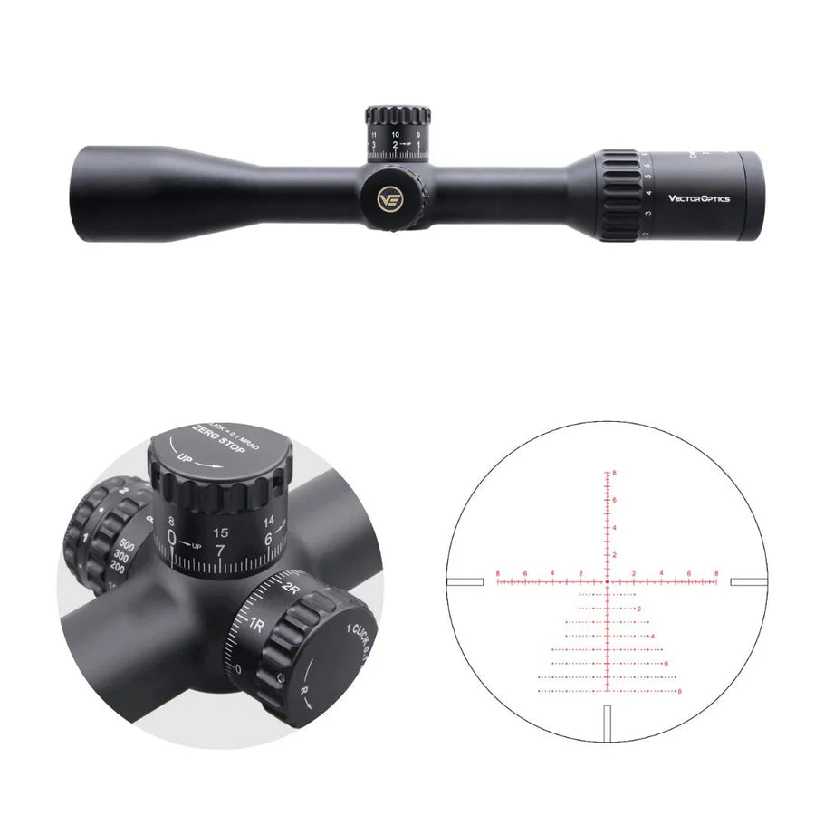 Vector Optics Continental x8 2-16x44 ED Tactical оптика