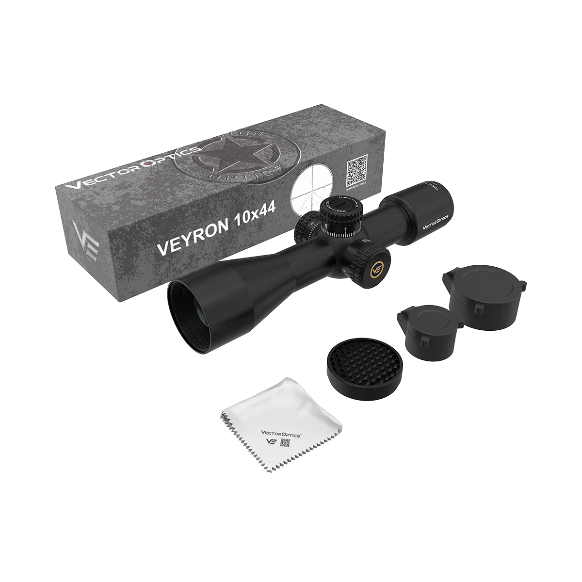 Vector Optics Veyron 10x44 SFP компактен оптичен прицел за карабина Vector Optics