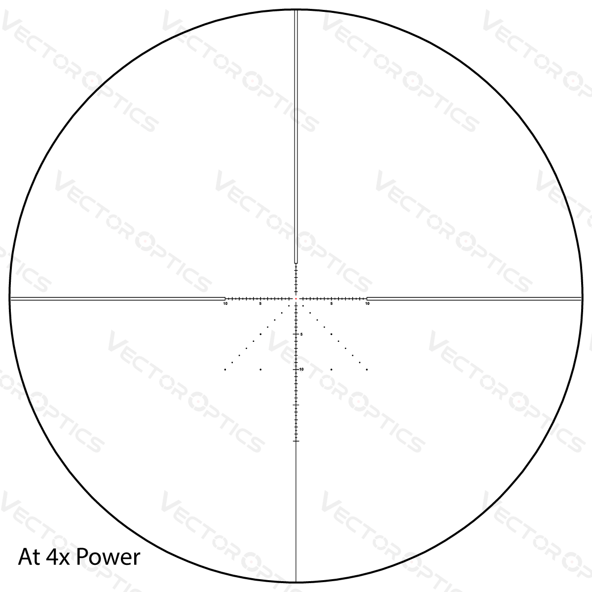 Vector Optics Veyron 4-16x44 IR Първа фокална равнина Осветен прицел за карабина Vector Optics