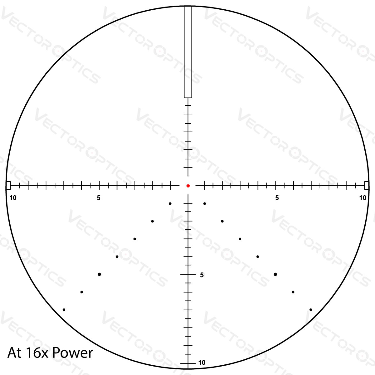 Vector Optics Veyron 4-16x44 IR Първа фокална равнина Осветен прицел за карабина Vector Optics