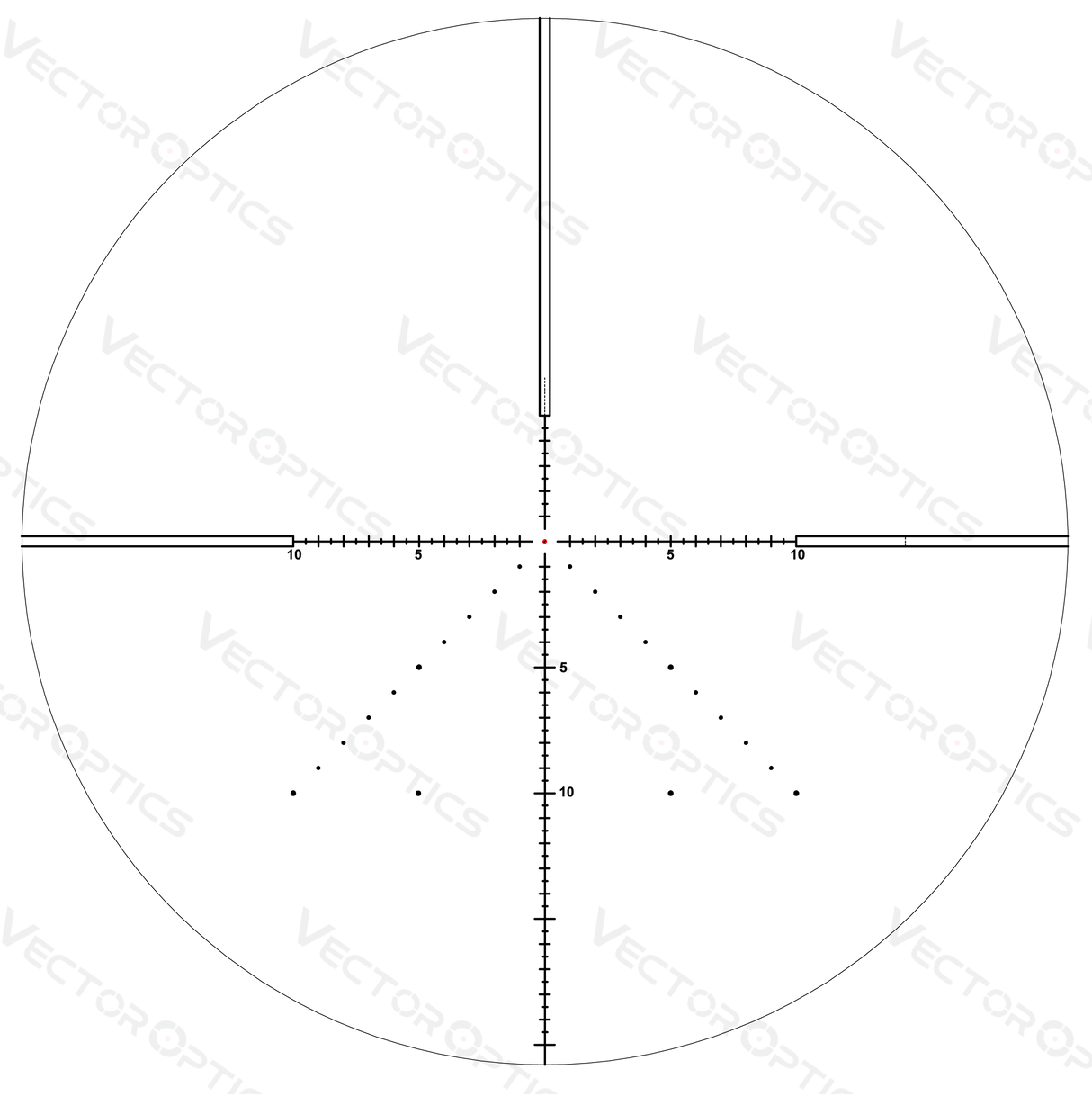 Vector Optics Veyron 4-16x44 IR Първа фокална равнина Осветен прицел за карабина Vector Optics