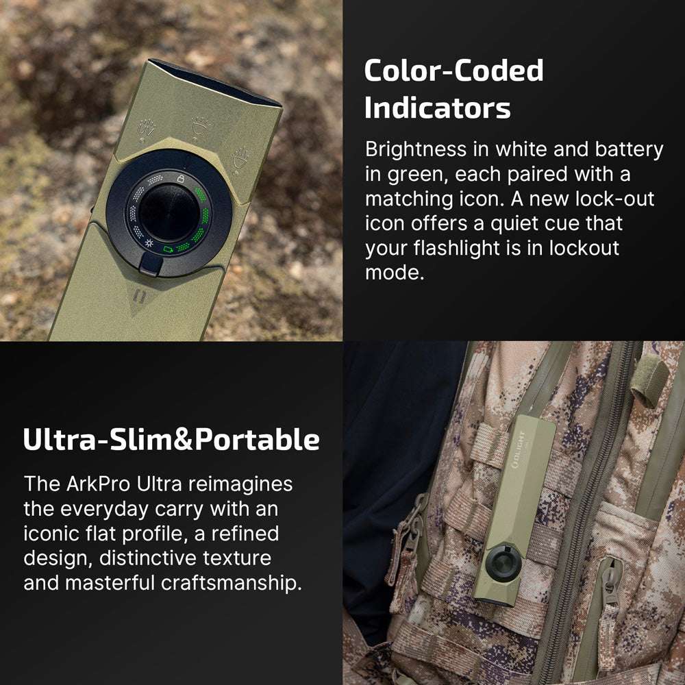 Olight ArkPro Ultra | плосък 4-в-1 EDC фенер | 1.700 lm