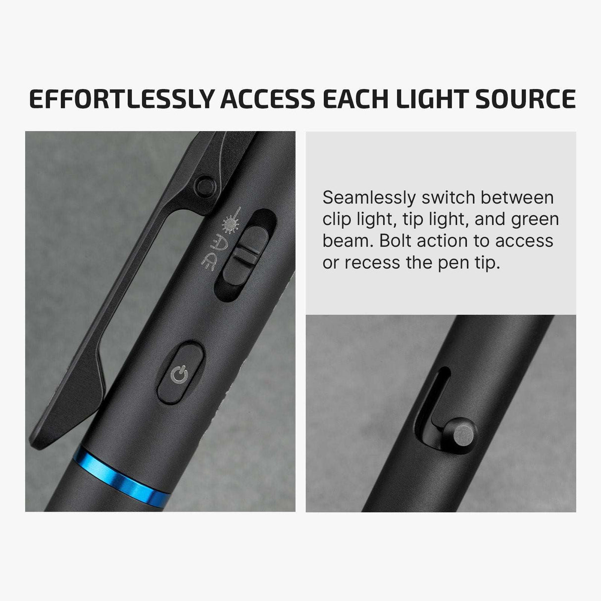 Olight O'Pen 3 | мултифункционален фенер-химикал | 120 lm + зелен лазер