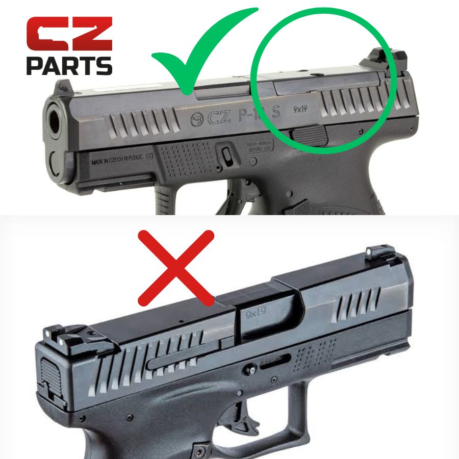 CZ P-10 OR адаптерна плочка | Docter footprint