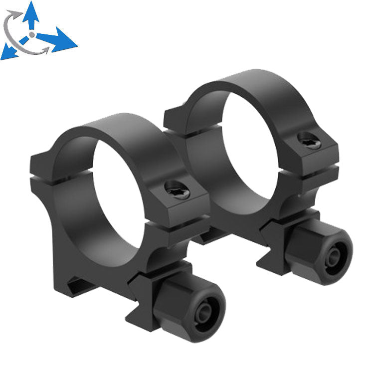 30mm scope rings | Picatinny base with screw nut JK-N