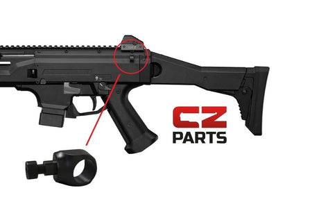 How to install a QD rear mount for sling on CZ Scorpion Evo 3