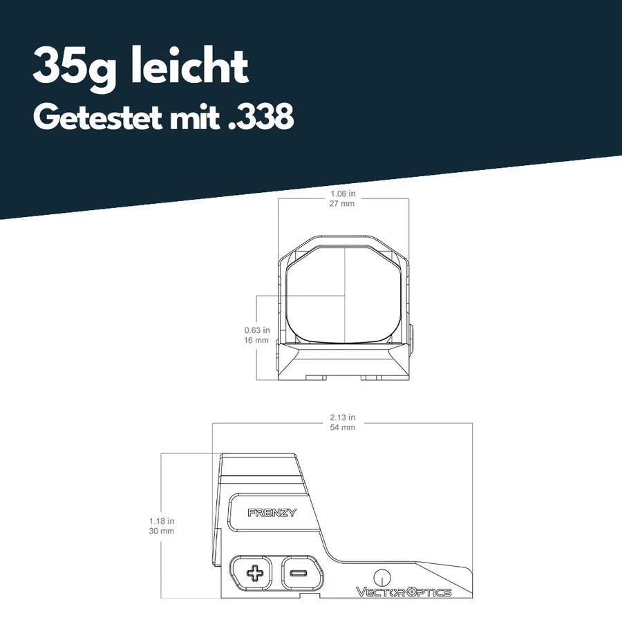 Vector Optics Frenzy 1x20x24 за CZ Shadow 2 OR 