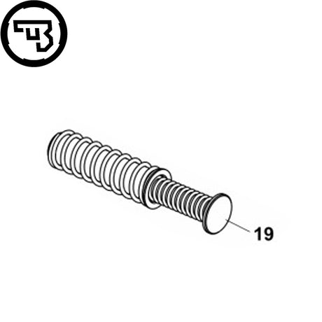 CZ P-10S възвратна пружинна система | част №19
