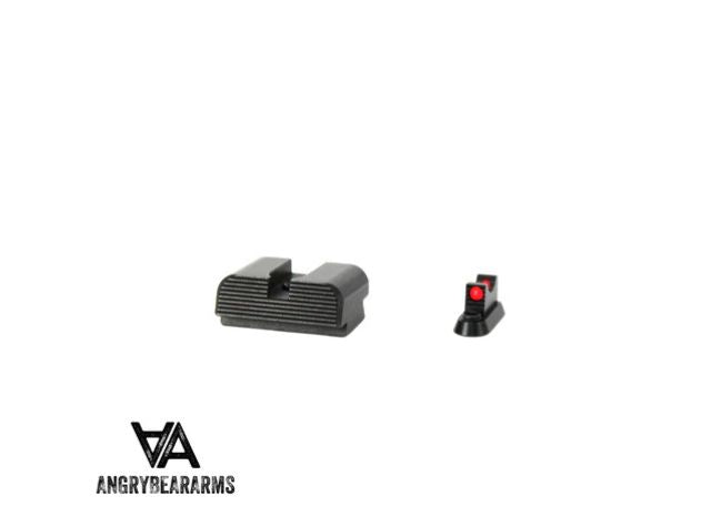 CZ P-10 Optics Ready sight set with fiber optics | Low