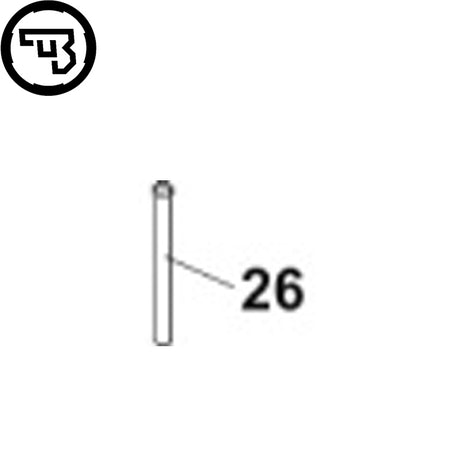 CZ Scorpion Evo щифт на екстрактора | част #26