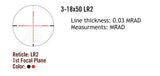 Sightmark Presidio 3-18x50 LR2 FFP оптически прицел
