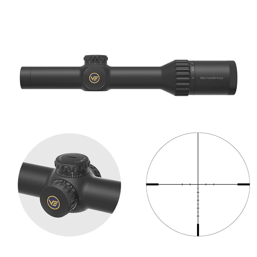 Vector Optics Continental 1-10x24i ED Fiber оптика