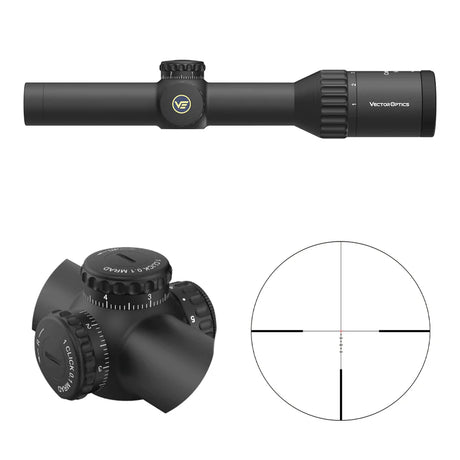 Vector Optics Continental x6 1-6x24 оптика