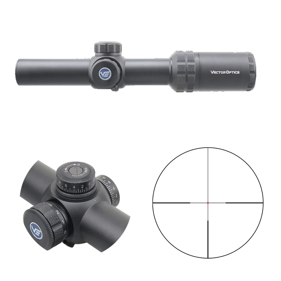 Vector Optics Grizzly 1-4x24 ловна оптика