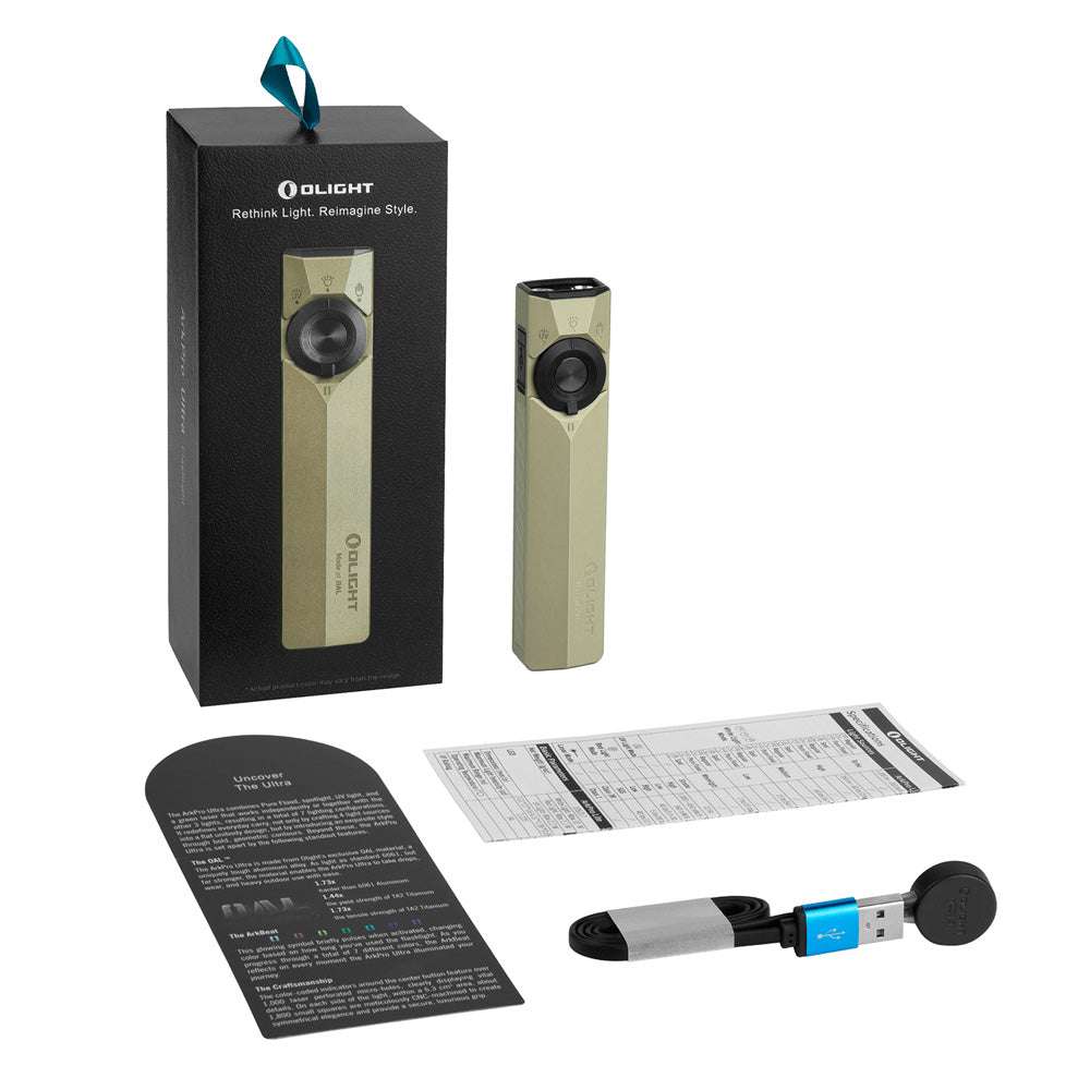 Olight ArkPro Ultra | плосък 4-в-1 EDC фенер | 1.700 lm