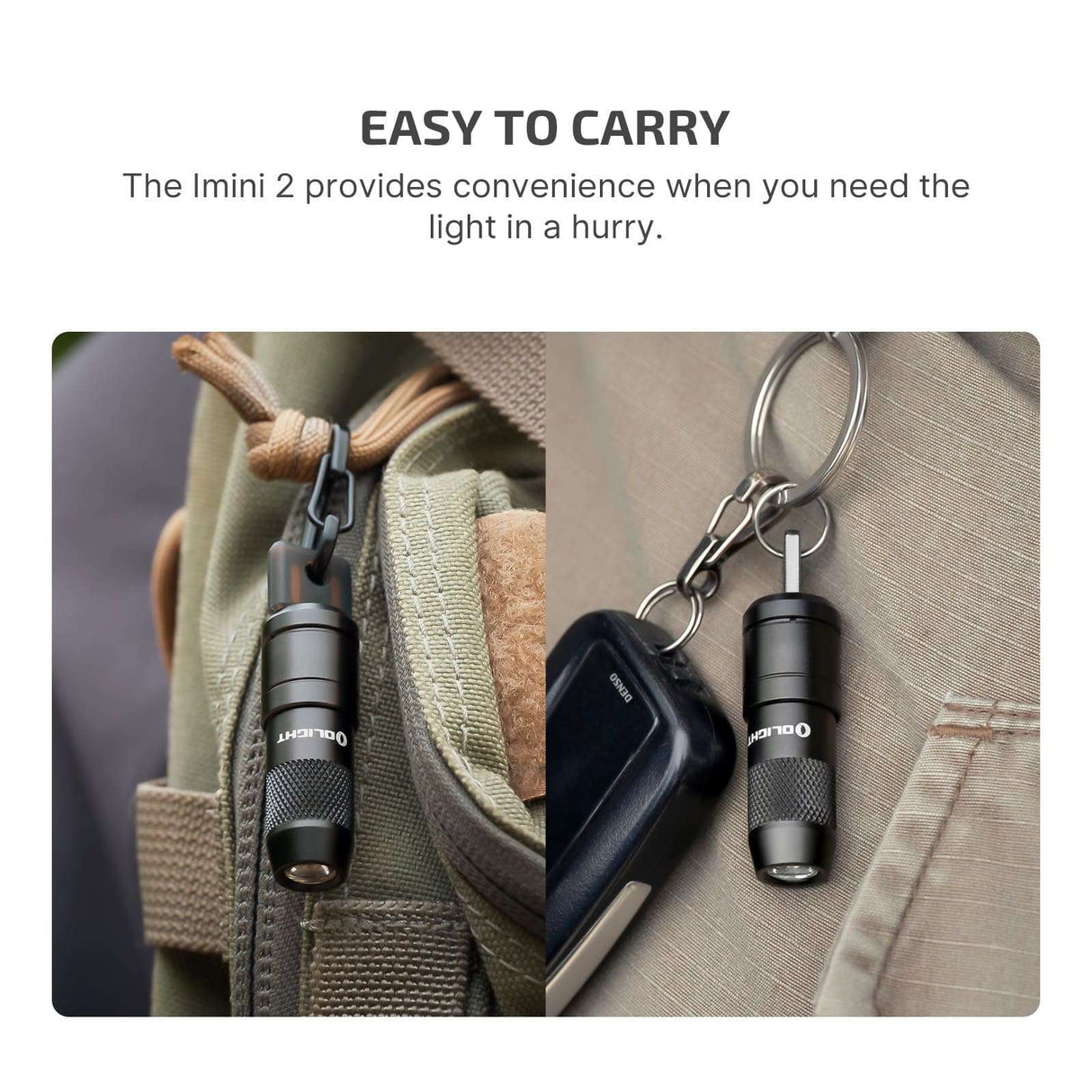 Olight imini 2 | мини презареждаем ключодържател фенер | 50 lm