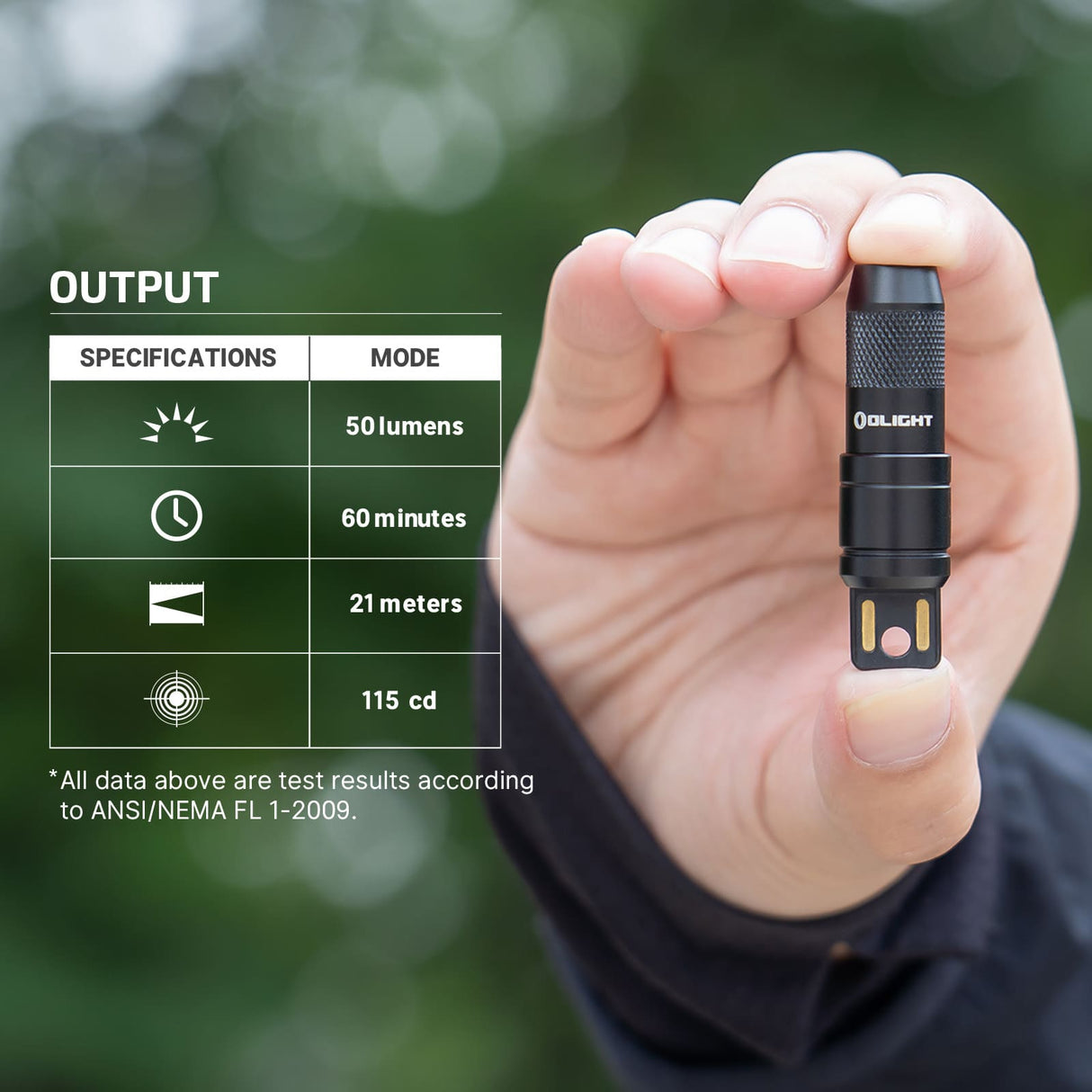 Olight imini 2 | мини презареждаем ключодържател фенер | 50 lm