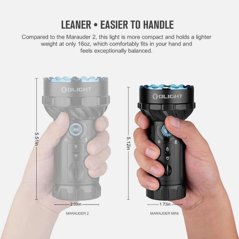 Olight Marauder Mini | многоцветен презареждаем фенер | 7.000 lm