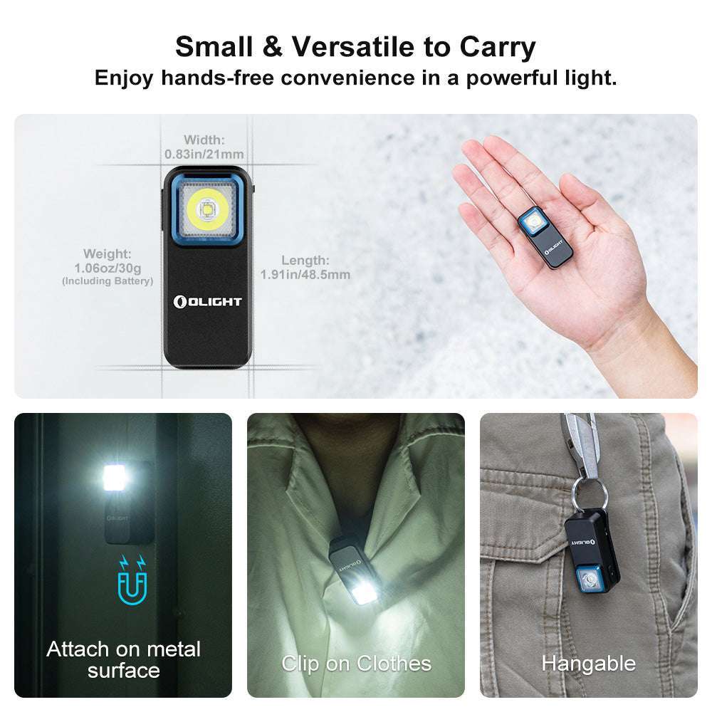 Olight Oclip | презареждаща се EDC клипс лампа | 300 lm