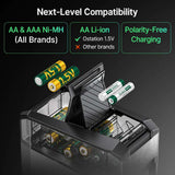 Olight Ostation 2 | умен AA/AAA зарядно за батерии | 3-в-1