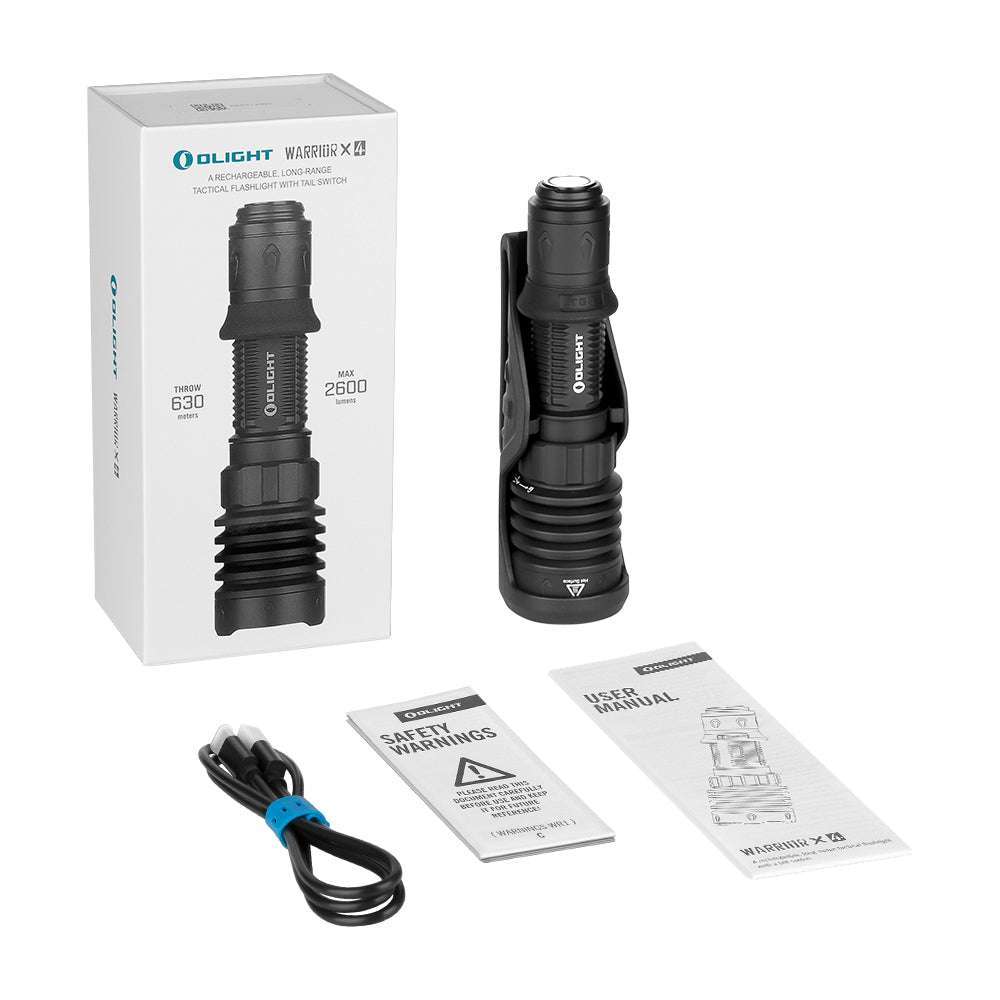 Olight Warrior X 4 | тактически фенер | 2.600 lm