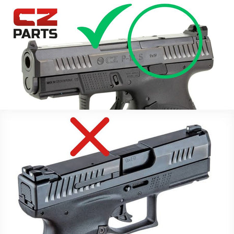 CZ P-10 OR адаптерна плочка | Trijicon RMR footprint 