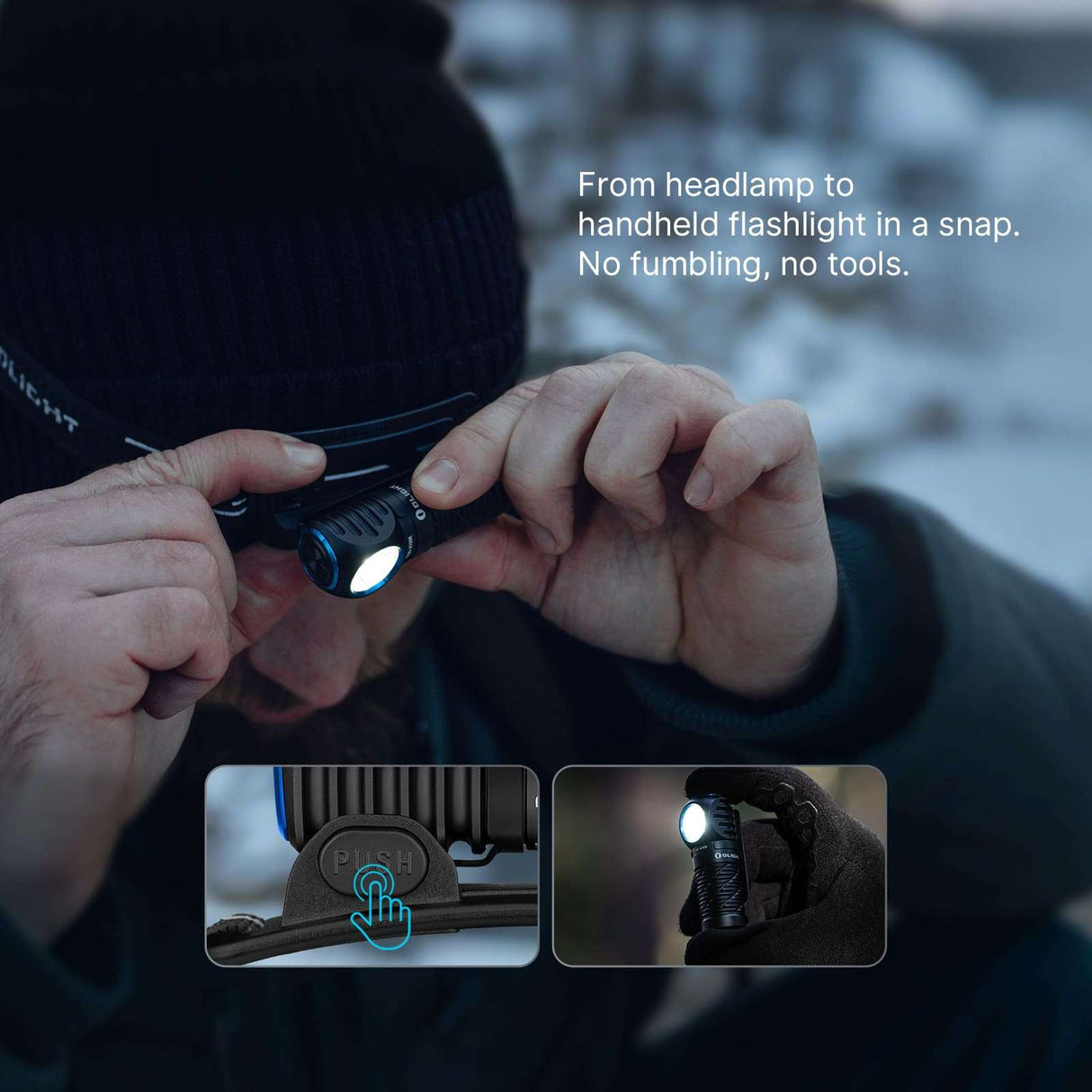 Olight Perun 3 Mini | презареждаем челник | 1.250 lm